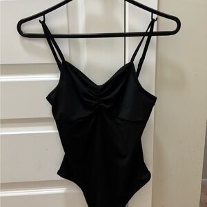 SHEIN Black Tank Bodysuit